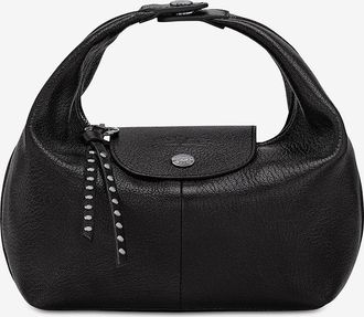 Longchamp Handtasche aus leicht schillerndem Ziegenleder Le Pliage Xtra XS