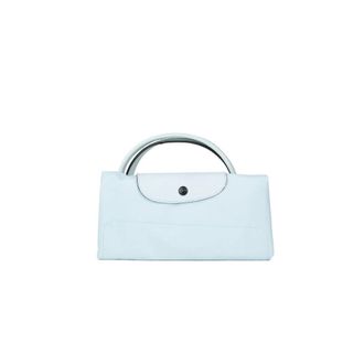 Longchamp Tassen, Dames, Blauw, ONE Size, Wol, Le Pliage Reistas