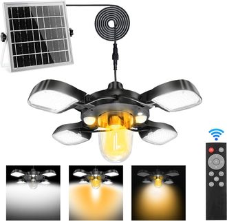 No Brand [2 Piezas] Luces Solares De Hadas Para Exteriores, 12 M, 100 Led, Luces Solares De Jard&iacute;n, 8 Modos, Impermeables, Cable De Cobre, Luces Solares Decora