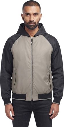 Palm Angels Grey Regular Hood Jacket