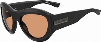 Dsquared2 Mens D2-0072-S-8LZ D2 0072 59 S 8LZ Sunglasses - Black - One Size