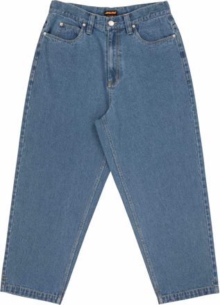 Santa Cruz Straight-Jeans SANTA CRUZ BIG PANTS, Herren, Gr. 30, N-Gr, mid blau, Obermaterial: 94% Baumwolle, 6% Polyester, Jeans Straight-Jeans, aus Baumwolle un