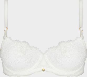 Lise Charmel Princesse Iris Floral-Embroidered Demi Bra