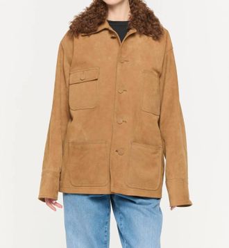 Plan C Collared Leather Jacket