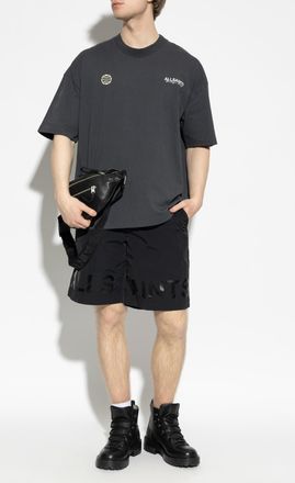 AllSaints T-shirt Emblem, Mens, Grey