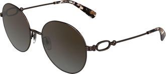 Longchamp Brown Gradient Round Ladies Sunglasses LO188S 206 57