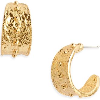 Karine Sultan Dots Hoop Earrings in Gold at Nordstrom