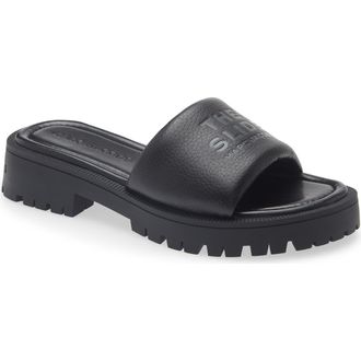 Marc Jacobs The Lug Slide Sandal in Black at Nordstrom, Size 11Us