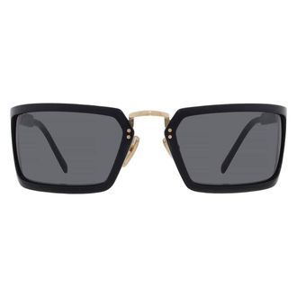 Prada Dark Grey Wrap Mens Sunglasses PR A11S 1AB5S0 62