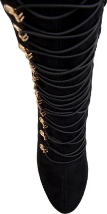 Journee Collection Trill Black TRILL-BLK Womens