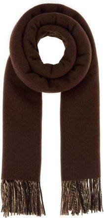 Burberry MU Solid To GC Scarf - unisex - Wintersjaals - Bruin - ONE Size - Kasjmier - Accessoires