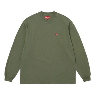 SUPREME SS26 Small Box L/S T-Shirt Dark Olive SUP-SS26-017-DRKOLV