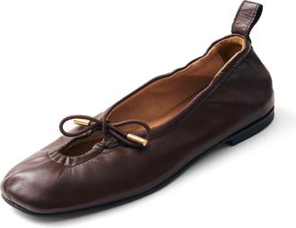 Alohas Rosalind Ballet Flat in Brushed Brown at Nordstrom, Size 10-10.5Us