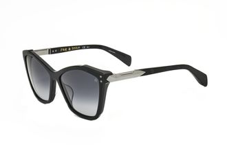 Rag & Bone Rag & Bone Womens 57 mm Black Sunglasses