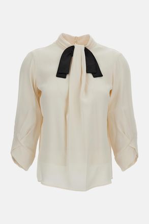 Elisabetta Franchi Camicia Con Fiocco