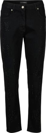 Doris Streich Donna, Jeans, Nero, 3Xl, new
