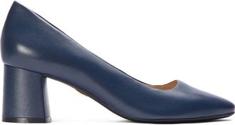 Kazar Dames marineblauwe pumps - Dames - Pumps - Blauw - 39 1/2 EU - Leer - Schoenen
