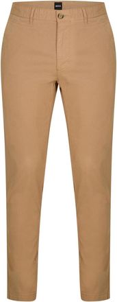 HUGO BOSS Mens Crigan3 D Trousers in Light Beige - Size 38 (Waist)