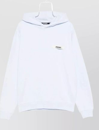 Jacquemus hooded crewneck sweater long sleeves ribbed trims