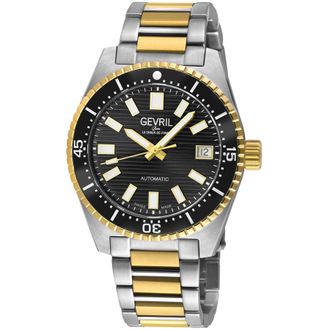 Gevril Group Atlantic Avenue Automatic Black Dial Mens Watch 47204B