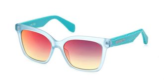 adidas OR0070 88Z Womens Sunglasses Blue Size 54