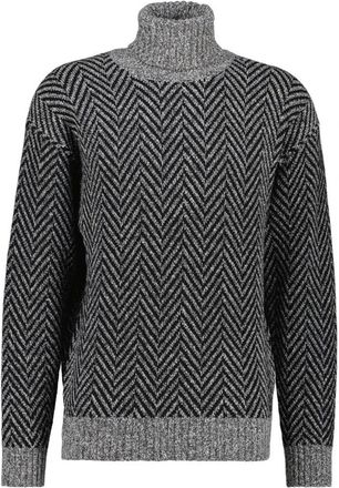 HUGO BOSS Sherborne 10 Turtleneck - Dames - Coltruien - Grijs - M - Katoen - Truien & Vesten