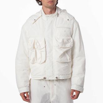 Ferragamo Ferragamo Mens Technical Nylon Utility Jacket