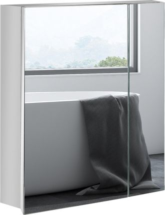 Kleankin Medicine Cabinet with Mirror - Wall-Mounted Bathroom Mirror Cabinet | TJ Hughes