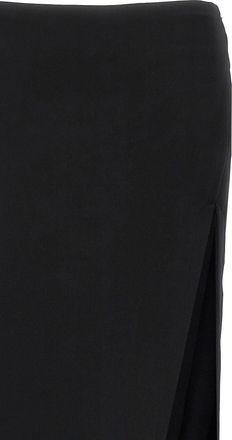 Ann Demeulemeester Lamb Leather Mini Womens Skirt