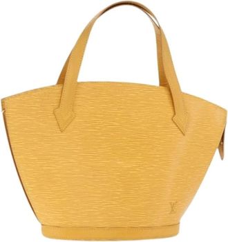 Louis Vuitton Pre-owned Vintage Handtas - Dames - Vintage Handtas - Geel - ONE Size - Leer - Vintage