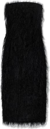 Ferragamo Off-the-shoulder jurk - Dames - Casual kleedjes - Zwart - 2XS - Kleedjes
