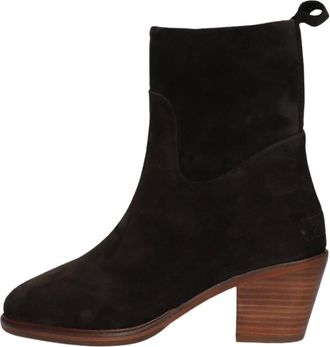 Shabbies Amsterdam Joan Ankie - Dames - Schoenen - Zwart - Maat: 41 EU Leer