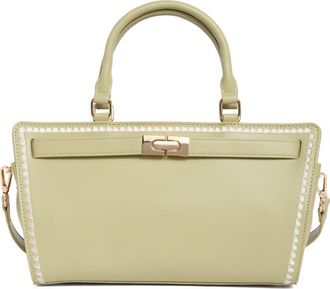 Melie Bianco Neema Top Zip Handbag in Sage at Nordstrom Rack