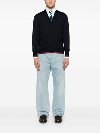 Gucci Web Detail Wol Cardigan
