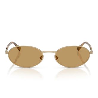 Emporio Armani Sunglasses Ea2175 300273 Matte Pale Gold/Brown Men