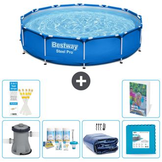 Bestway Piscina Bestway Steel Pro Redonda - 366x76 Cm - 7-piezas S188
