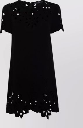 Ermanno Scervino cotton embroidered short dress