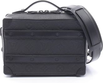 Louis Vuitton Black Noir Monogram Leather Handbag Shoulder Bag (Pre-Owned)