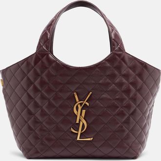 Saint Laurent Icare Medium quilted leather tote bag