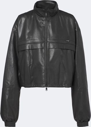 Prada Cropped leather jacket