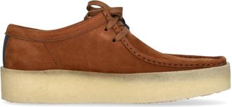 Clarks Bruine Nubuck Lifestyle Schoen - Heren - Veterschoenen - Bruin - 40 EU - Schoenen