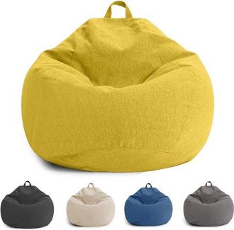 OEM Puf Para Ni&ntilde;os Y Adultos - Funda Sin Relleno, Con Cremallera, 100 X 120 Cm, Silla C&oacute;moda Para Dormitorio, Oficina Y Sala De Estar