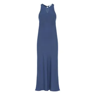 SoAllure Maxi Dresses, female, Blue, Size: 2XL Halter Midi Dress