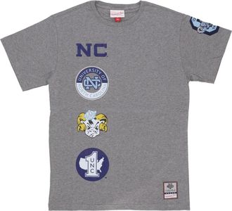 Mitchell & Ness T-Shirts - Heren - T-shirts - Grijs - L - Tops