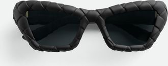 Bottega Veneta Occhiali Da Sole Cat-eye Intrecciato - Bottega Veneta
