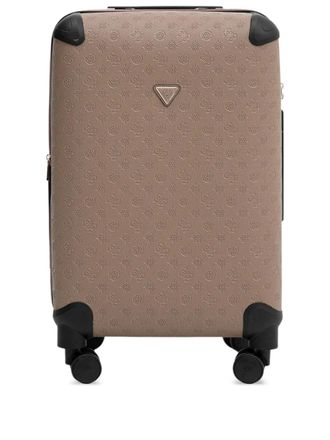Guess Co Wilder embossed suitcase - Neutrals