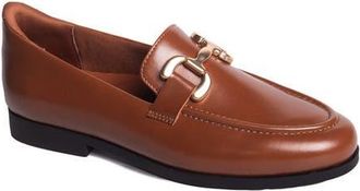 Marc Joseph New York Avery Street Hands Free Technology Leather Buckle Loafer in Cognac Napa Leather at Nordstrom, Size 10.5