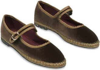 Flabelus Ulla Mary Jane Flat in Marron at Nordstrom, Size 6Us