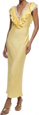 Ronny Kobo Gracie Dress In Citrine