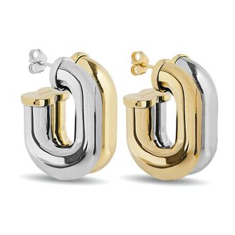 Paco Rabanne XL Link Oorbellen - Dames - Oorbellen - Veelkleurig - ONE Size - Accessoires